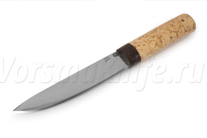 Нож Якут №1 "Таежный", 95Х18, карельская береза