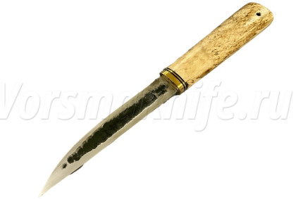 Нож Якут большой, К340, карельская береза