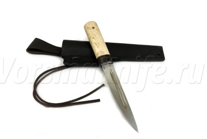 Нож Якут №2 Быхах, 95Х18, карельская береза
