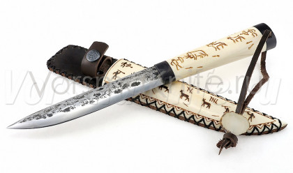 Подарочный нож Якут большой 9ХС Homo Sapies
